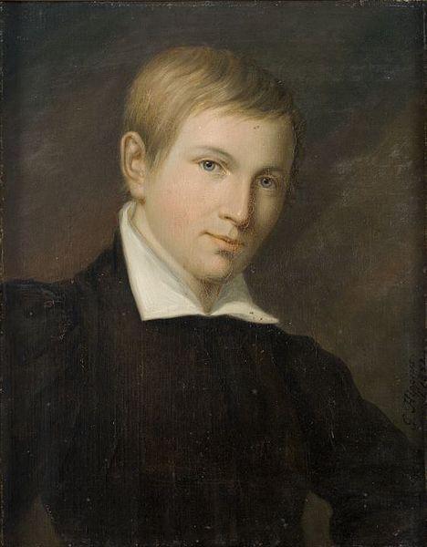 Gustav Adolf Hippius Portrait of Painter Otto Ignatius